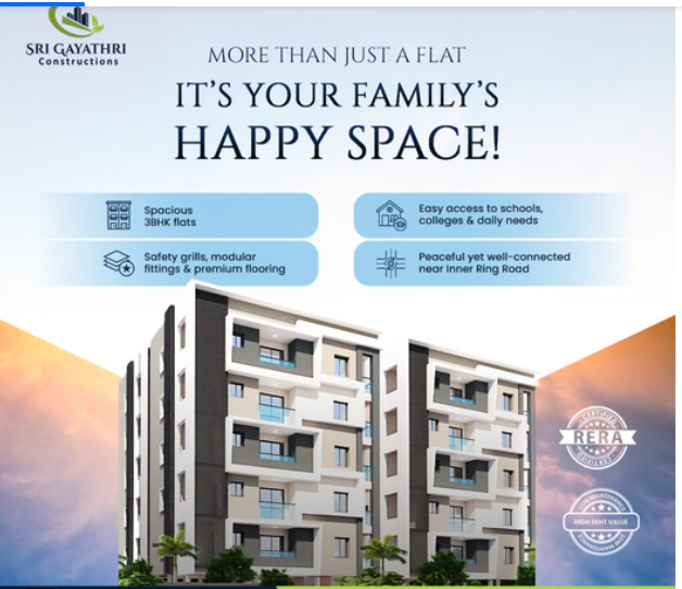 SRI GAYATHRI CONSTRUCTION YASHODA ENCLAVE VIJAYAPURI COLONY, GUNTUR
